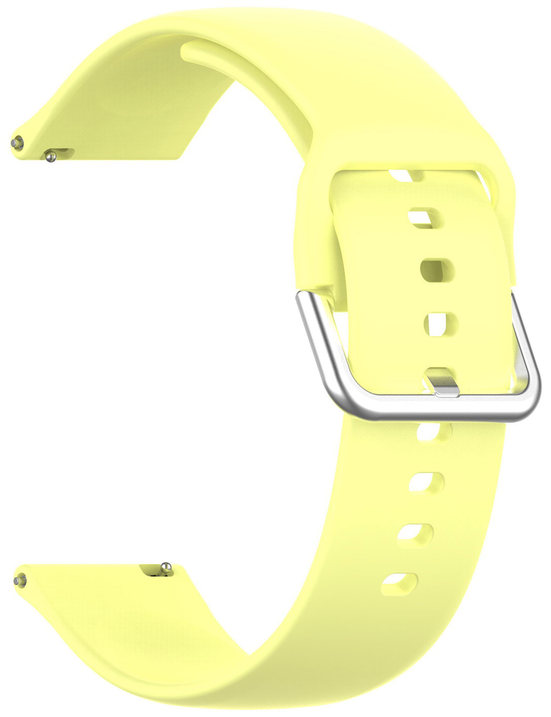 Ремешок для смарт-часов Red Line универсальный силиконовый, 20 mm, желтый УТ000025249