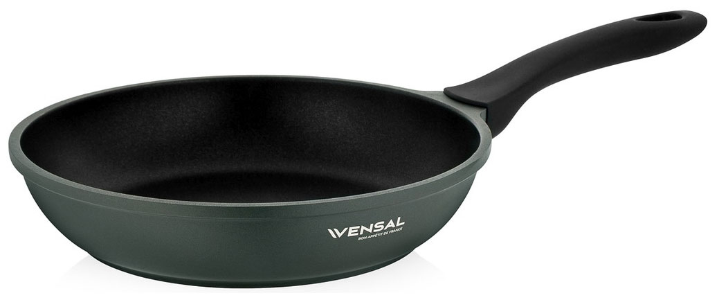 Сковорода Vensal Infini vert из литого алюминия 28см VS1017 сковорода vensal velours rouge кованая 28см vs1025
