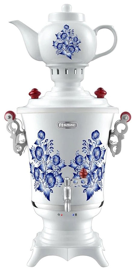Изображение товара Электрический самовар Элис ЭЛ-4069 с керамическим заварочным чайником
