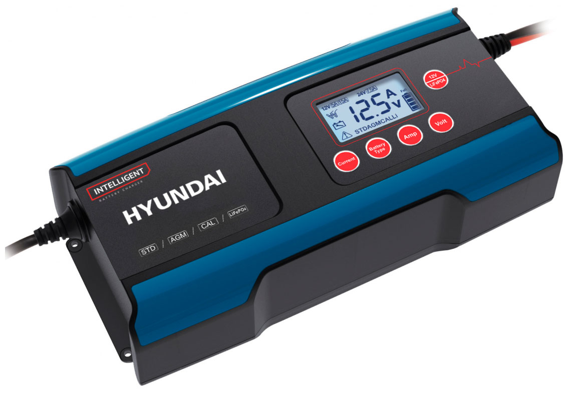 Автомобильное зарядное устройство Hyundai HY 1510, синий литиевый аккумулятор lithtech 12 в батареи lifepo4 12 в 100 ач морской аккумулятор lifepo4 с bms bluetooth