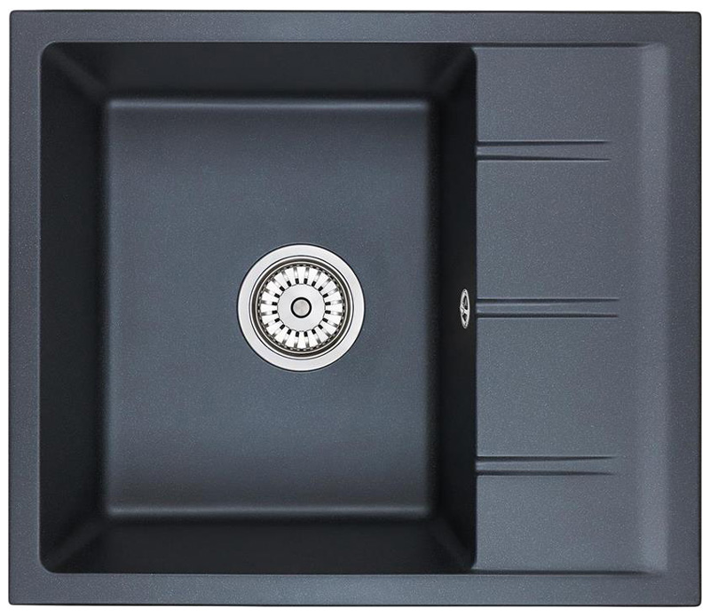 Изображение товара Кухонная мойка Emar EMQ-1580.Q Морион из кварцевой крошки оборачиваемая