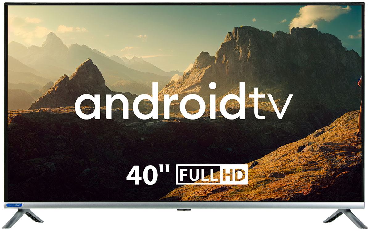 Телевизор Hyundai 40 H-LED40BS5008 Smart Android TV телевизор hyundai h led40bs5008 40 led full hd