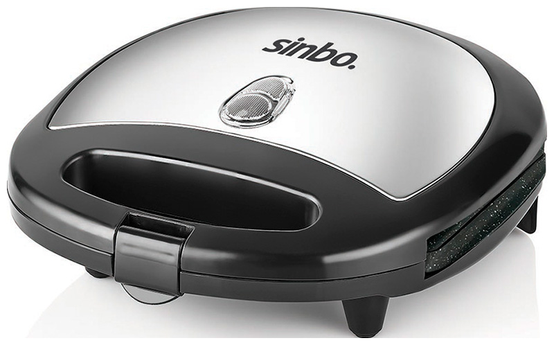 тостер sinbo ssm 2549 750 вт черный Вафельница Sinbo SSM-2517W 750 Вт черная
