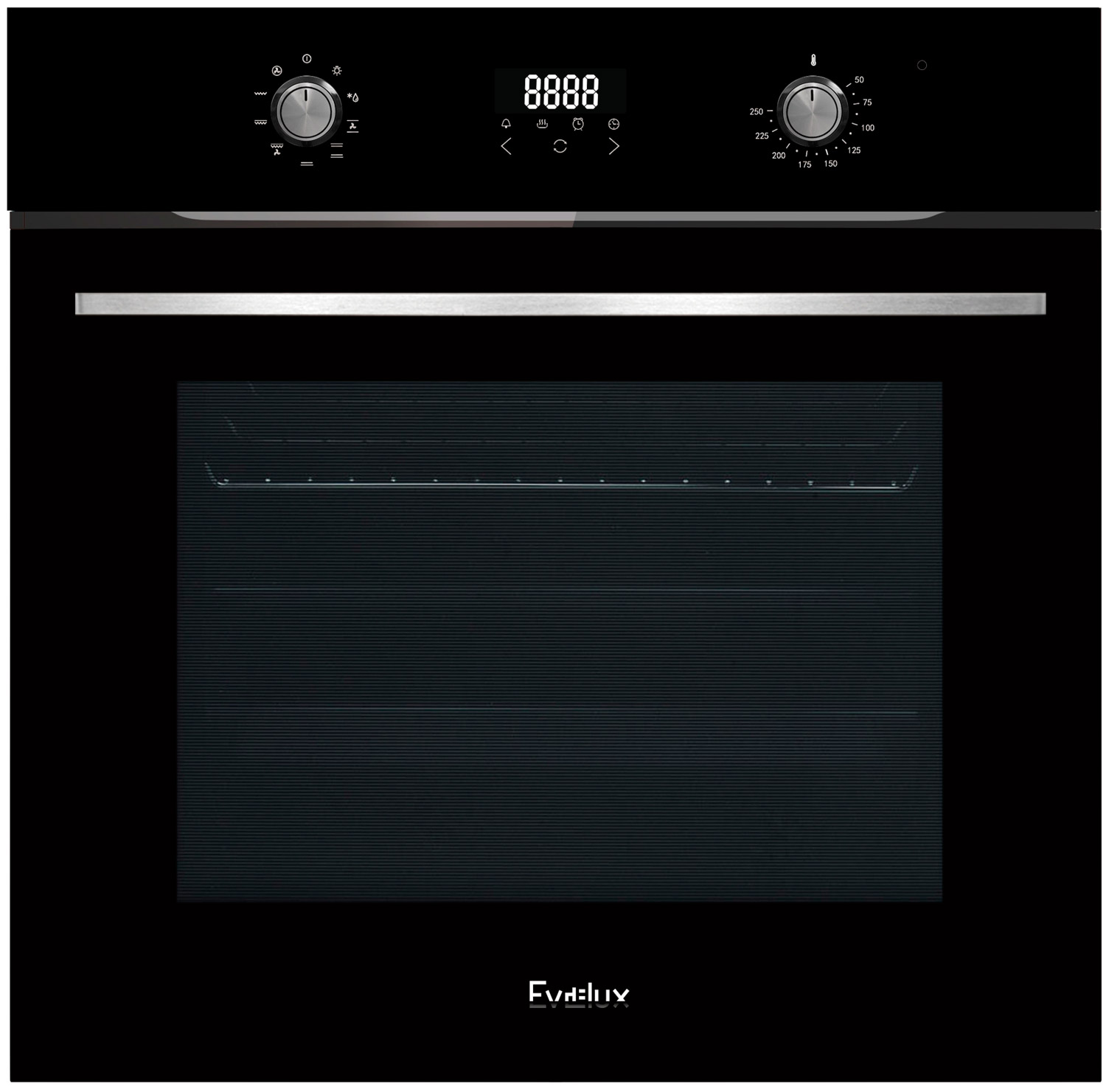 Изображение товара Электрический духовой шкаф Evelux EO 635 PB 71л с конвекцией и грилем