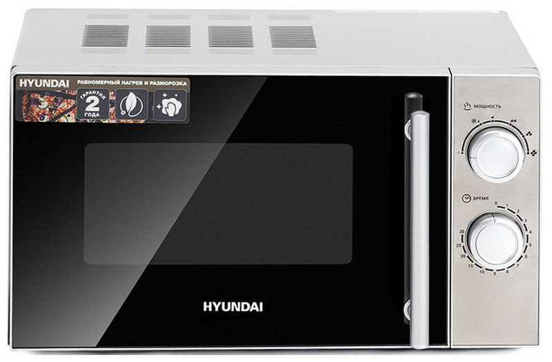 Изображение товара Микроволновая печь Hyundai HYM-M2040 20 л механика серебристая
