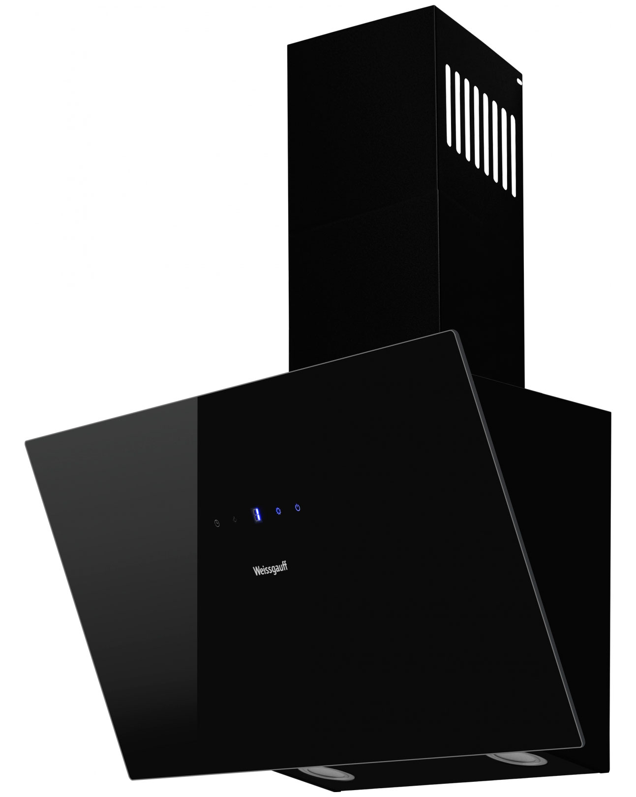 Изображение товара Вытяжка Weissgauff Zibal 60 BL Sensor наклонная черная с сенсорным управлением