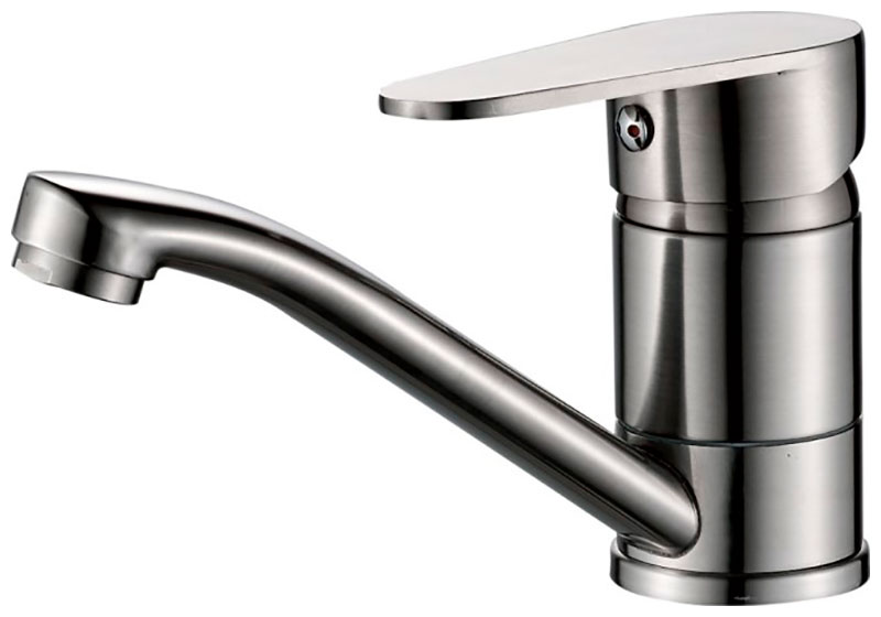 

Смеситель для кухни Haiba HB802/сталь HB45802, Стальной