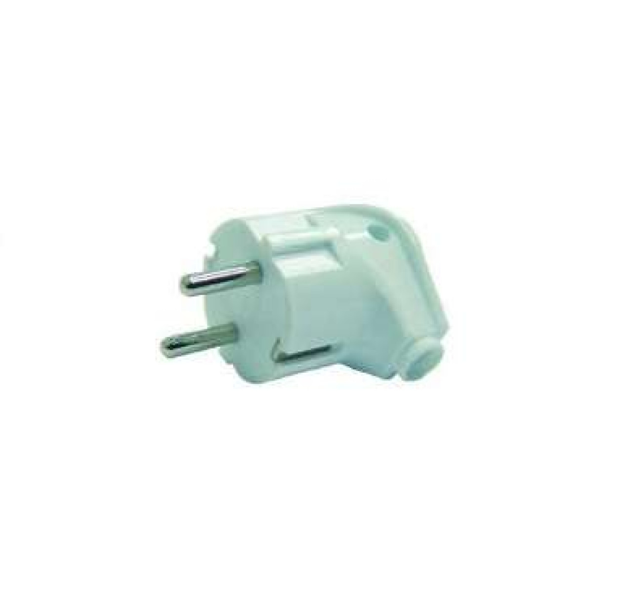 Изображение товара Вилка электрическая с заземлением и углом Makel белая IP20 Турция