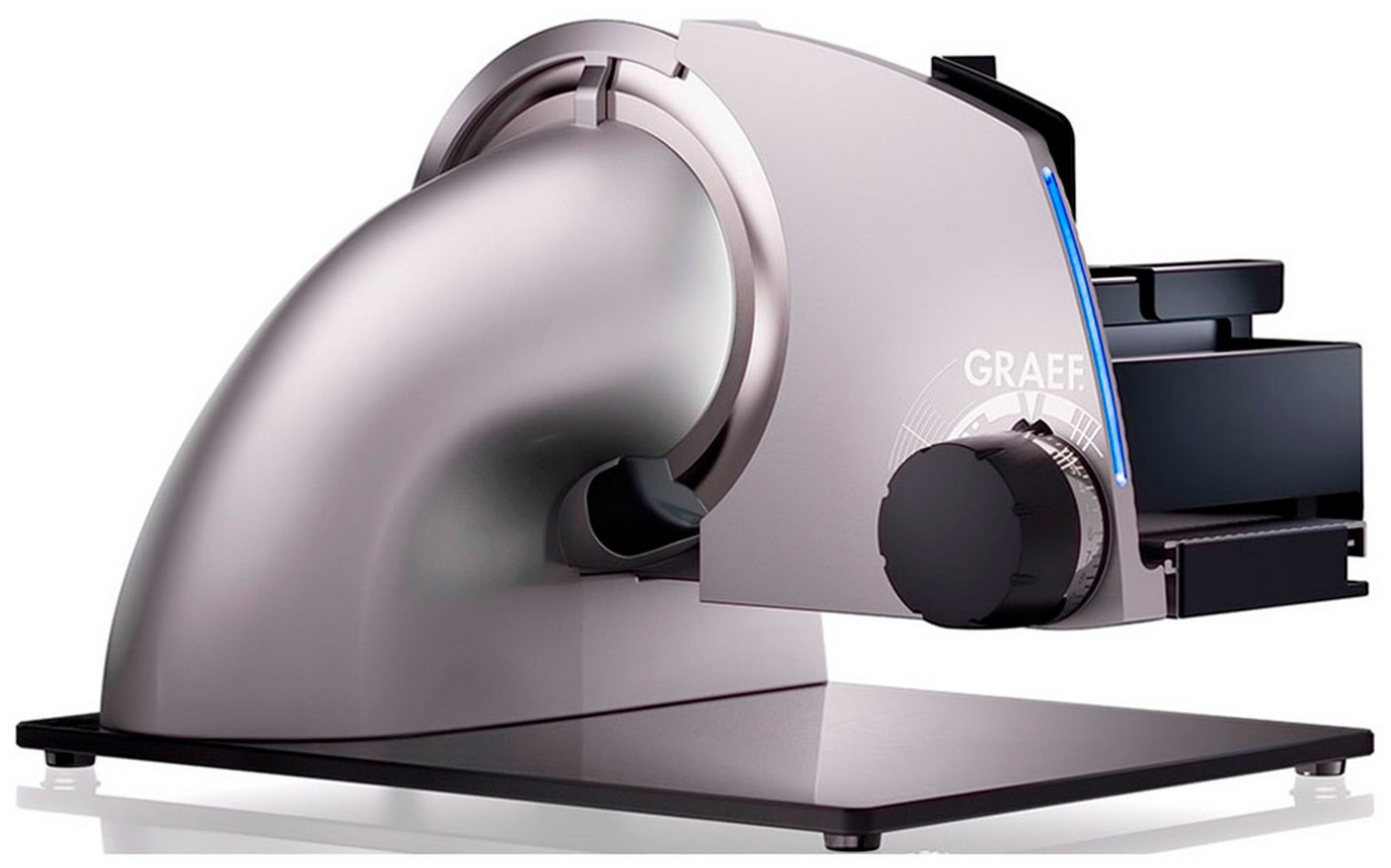 Ломтерезка Graef SKS 720 silber, мощность 170 Вт, цельнометаллический корпус Ломтерезка Graef SKS 720 silber, мощность 170 Вт, цельнометаллический корпус