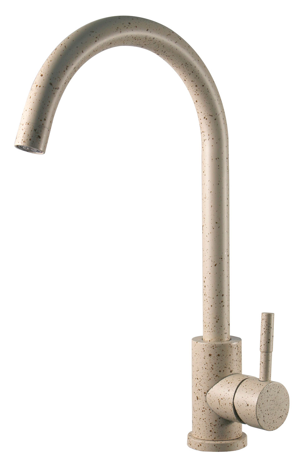 Изображение товара Смеситель для кухонной мойки ESKO K45 Beige нержавеющая сталь поворотный излив