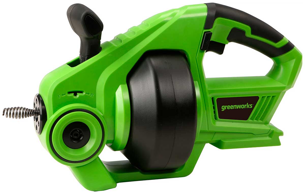 Изображение товара Трос сантехнический аккумуляторный Greenworks G24DA , 24V, без АКБ и ЗУ (3707307)