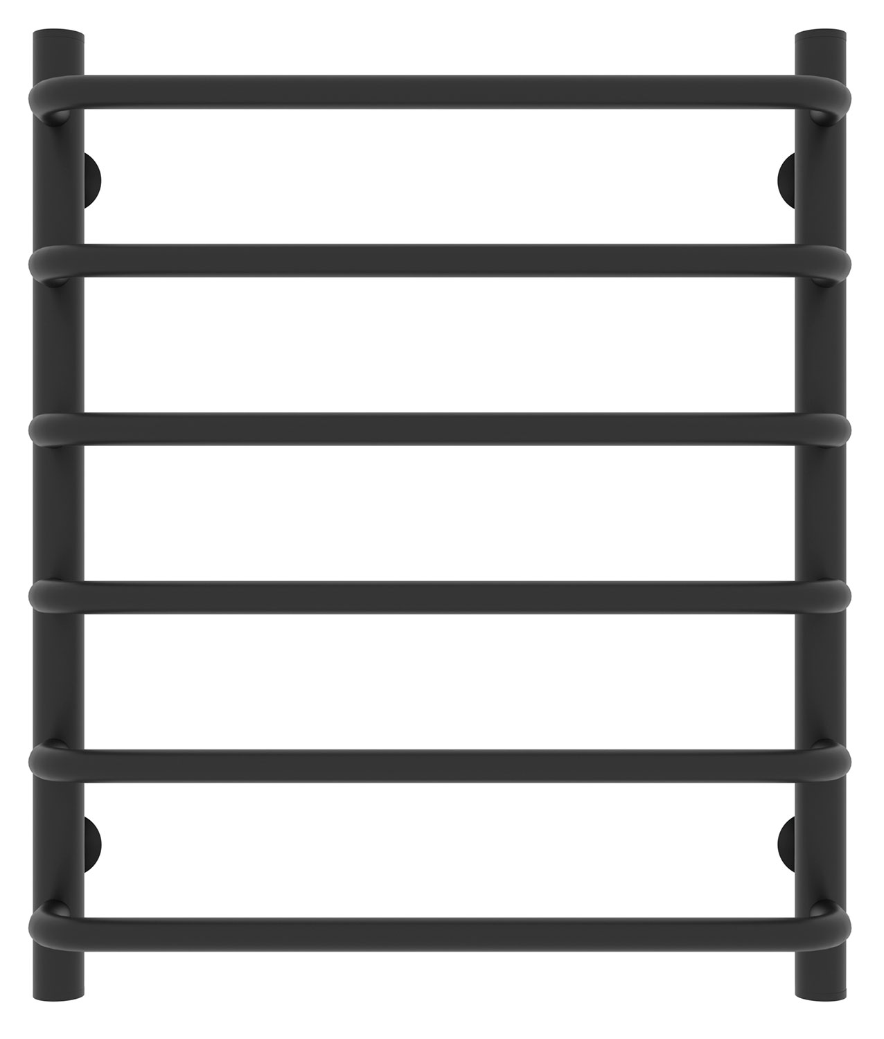 Изображение товара Полотенцесушитель водяной Laris Стандарт П6, 500х600, черный матовый (73208014ЧМ)