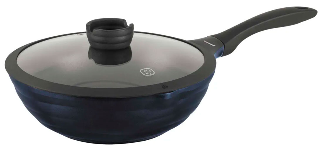 Изображение товара Вок (WOK) Rondell Royal Blue, 28х9 см, с крышкой (RDA-1548)