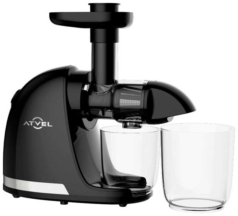 Изображение товара Соковыжималка Atvel PowerTwist J3 Black 150 Вт шнековая для соков зелени и фруктов