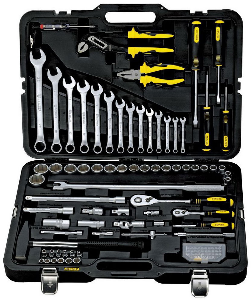 Изображение товара Набор инструментов разного назначения Berger BG 102-1214