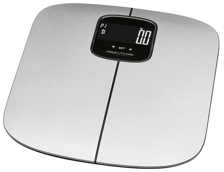

Весы напольные ProfiCare PC-PW 3006 FA 7 in 1, Нержавеющая сталь