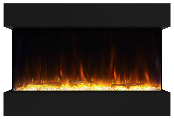 Изображение товара Электрический очаг Royal Flame Astra 36 RF трехсторонний встраиваемый с эффектом огня и обогревом