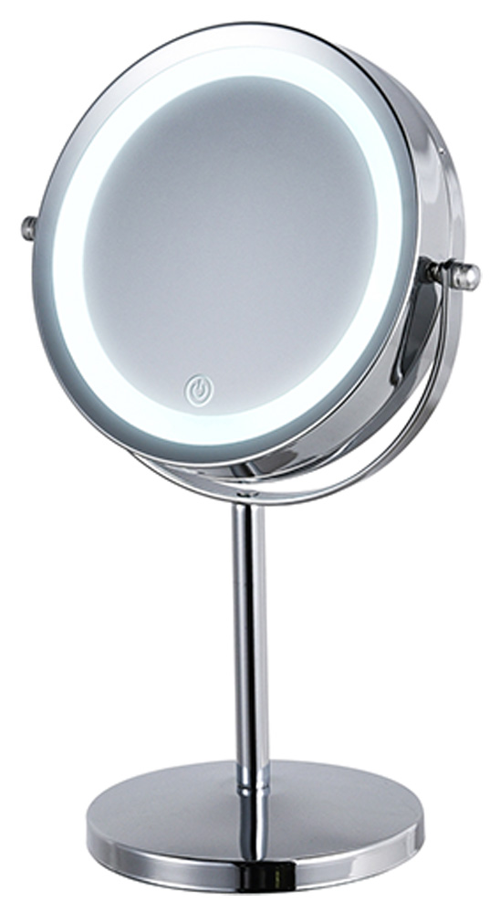 Изображение товара Зеркало двустороннее Hasten HAS1811 с 7-кратным увеличением и LED подсветкой