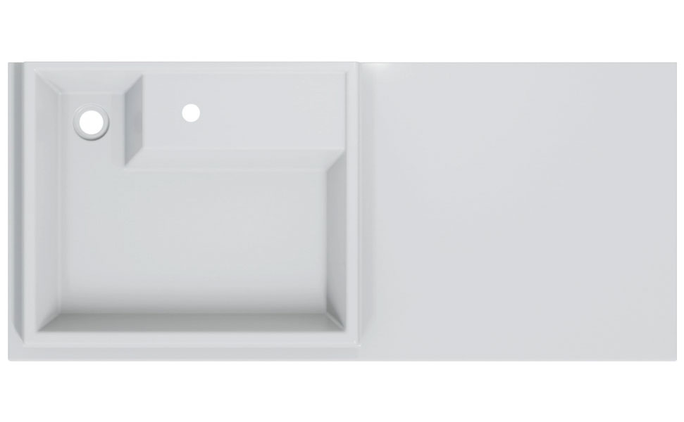 Изображение товара Умывальник над стиральной машиной СаНта Юпитер 110/50, белый, прямоугольный, монтаж на стену