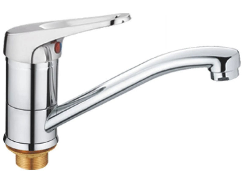 Изображение товара Смеситель кухонный Cron CN13 хром однорычажный поворотный излив