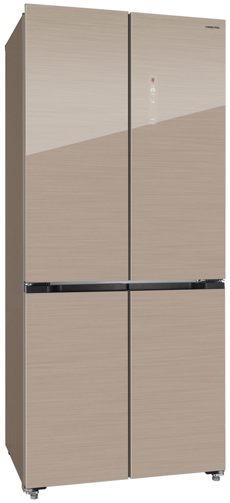 Изображение товара Многокамерный холодильник Hiberg RFQ-600DX NFGY инвертор с дисплеем 526 л
