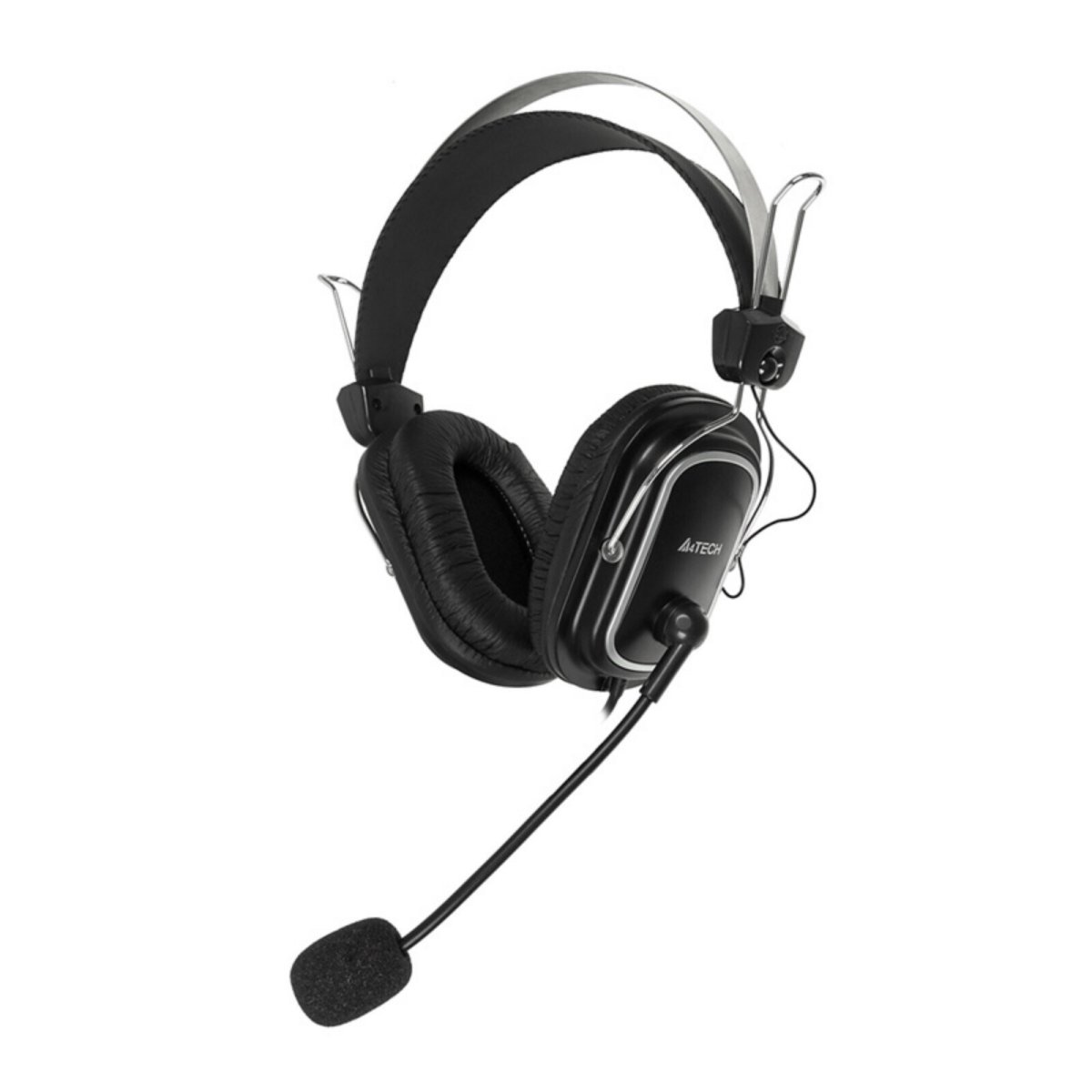 Изображение товара Наушники с микрофоном A4Tech HS-50 черный 2.5м мониторные оголовье