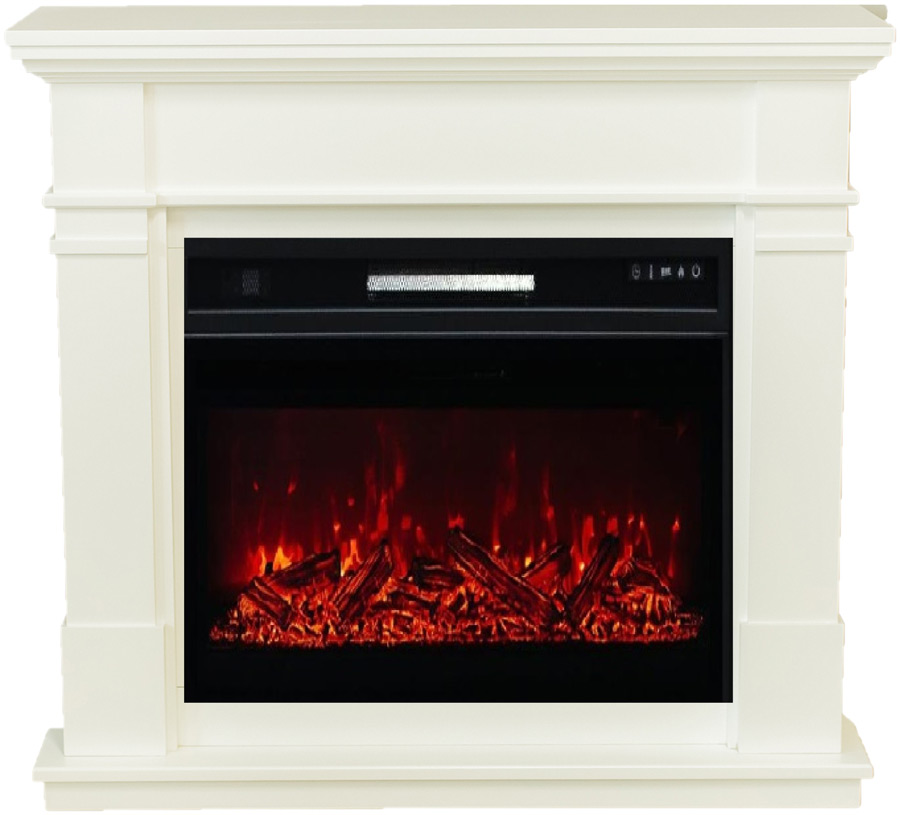 

Каминокомплект Elekam Keos с очагом Pulsar 23, белый