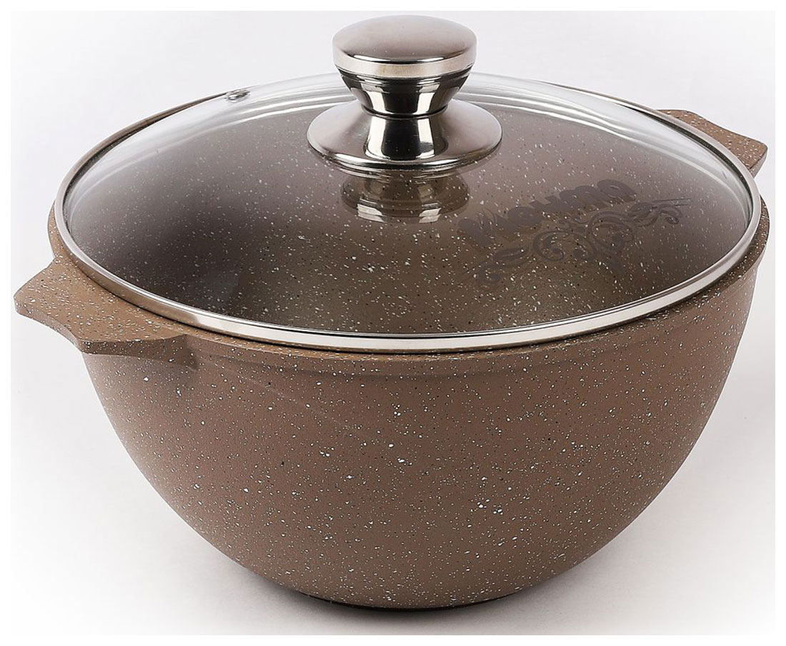 Изображение товара Казан для плова Мечта Гранит Brown, 4 л (54806)