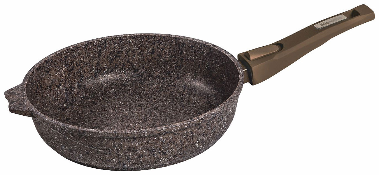 

Сковорода Мечта Premium (mokko) 20 см со съемной ручкой (арт. 020902)