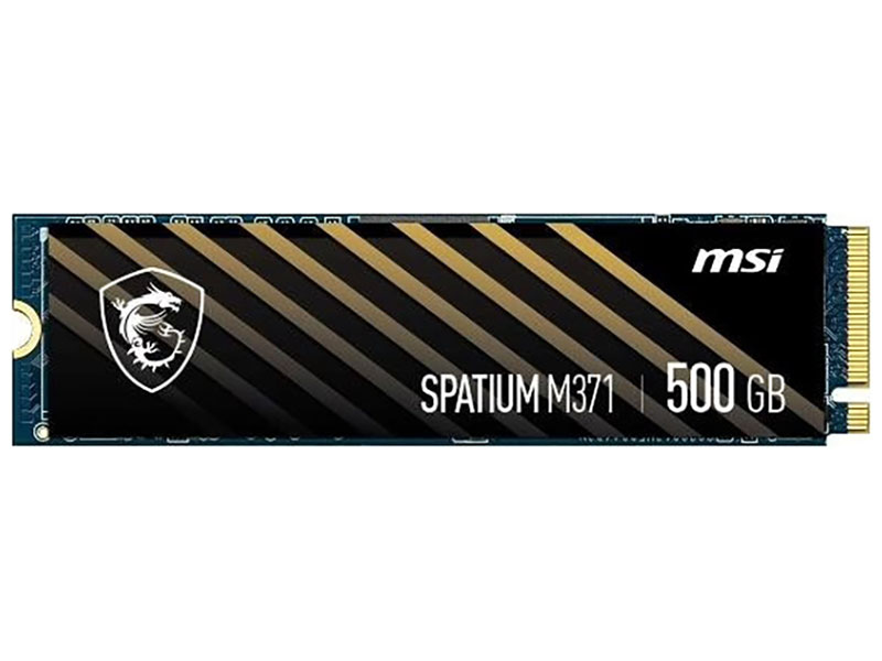 Изображение товара SSD накопитель MSI M.2 SPATIUM M371 500 Гб PCIe 3D NAND (S78-440K160-P83)