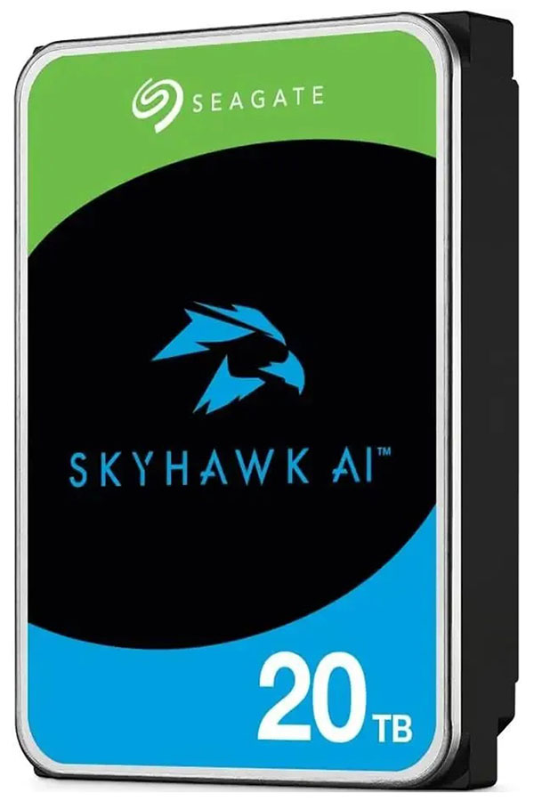 Изображение товара Жесткий диск Seagate 3.5" 20Tb SATA III SkyHawk AI 7200rpm 256MB (ST20000VE002)