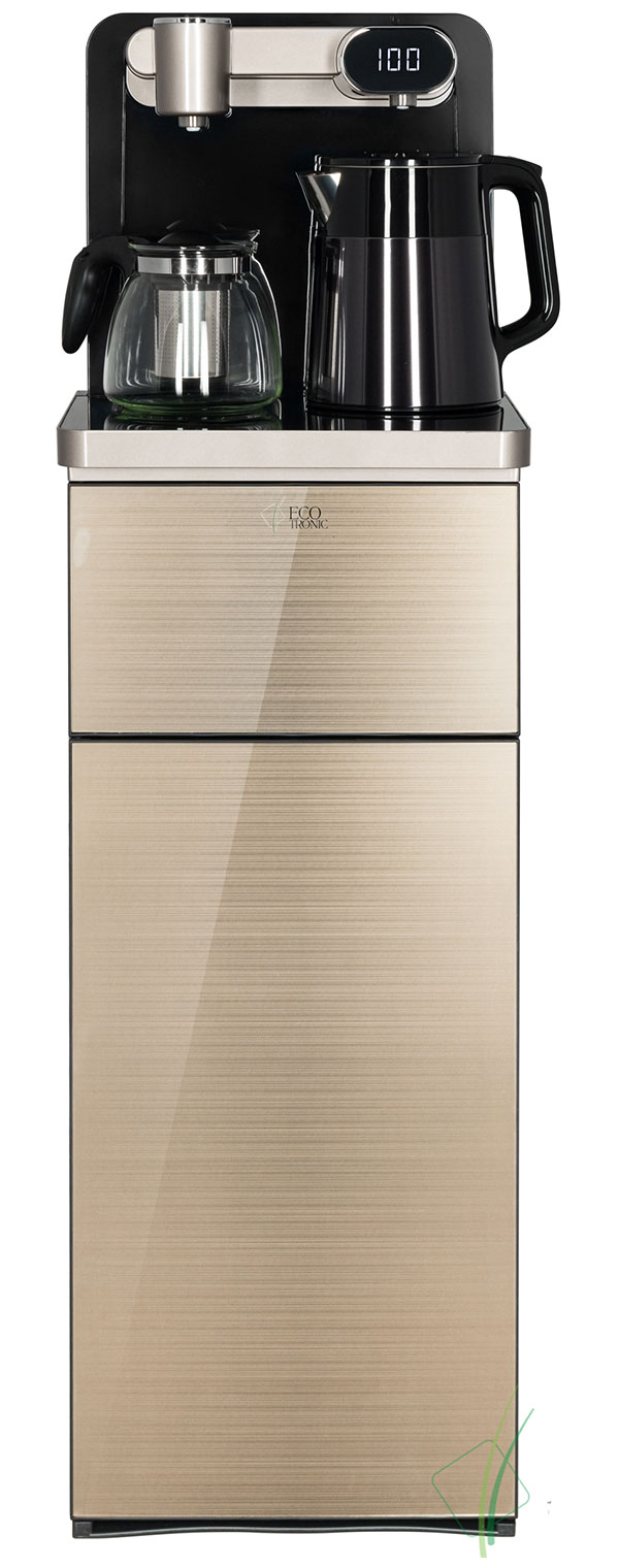 Изображение товара Кулер Ecotronic TB40-LE gold с чайным столиком и нагревом