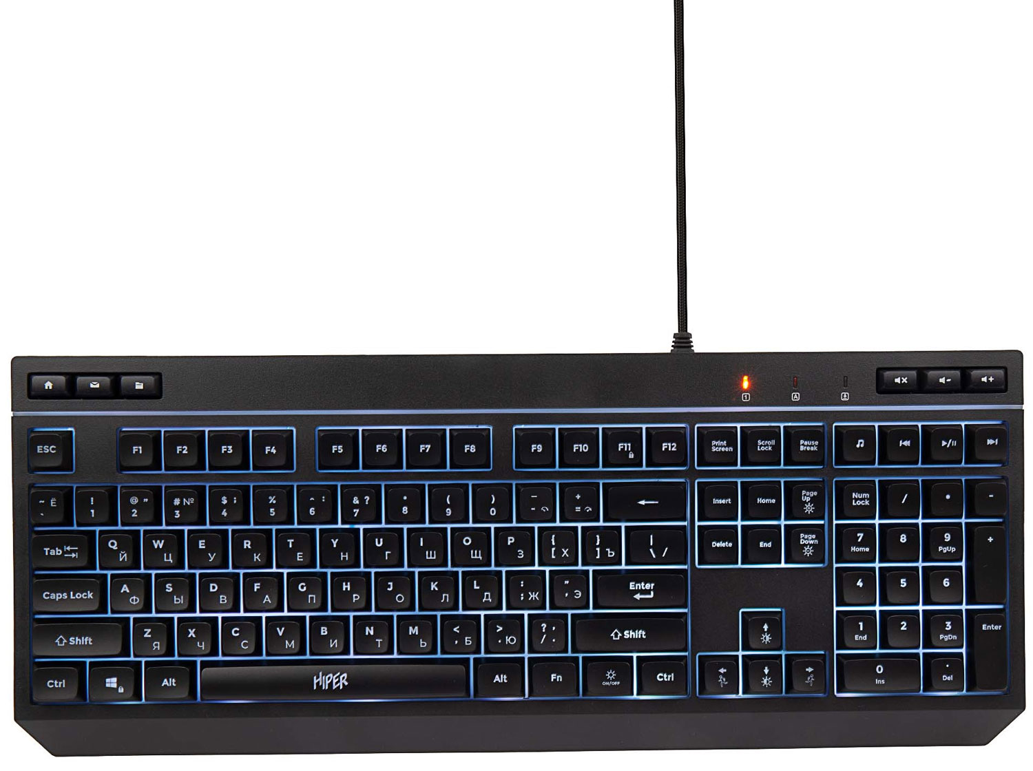 Игровая клавиатура Hiper GKEY-1100 Dignity Игровая клавиатура Hiper GKEY-1100 Dignity