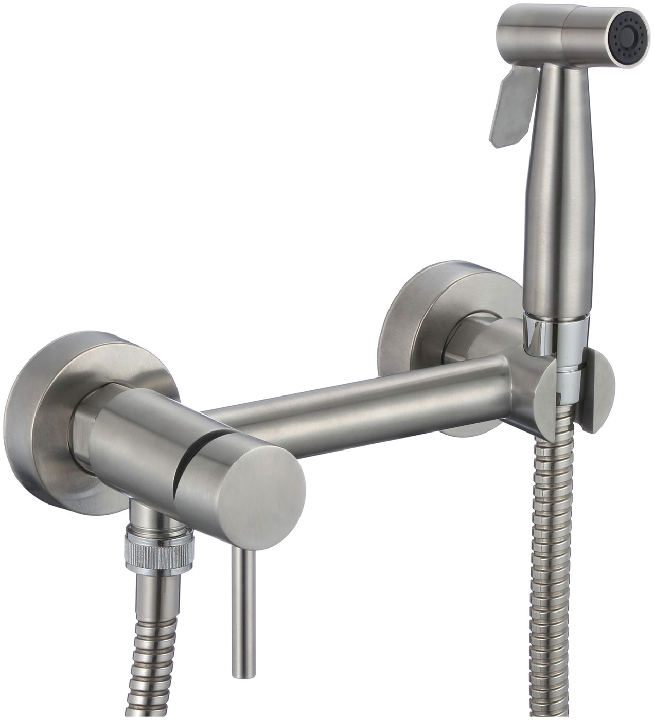 Изображение товара Гигиенический душ со смесителем D-Lin сатин (H180203)