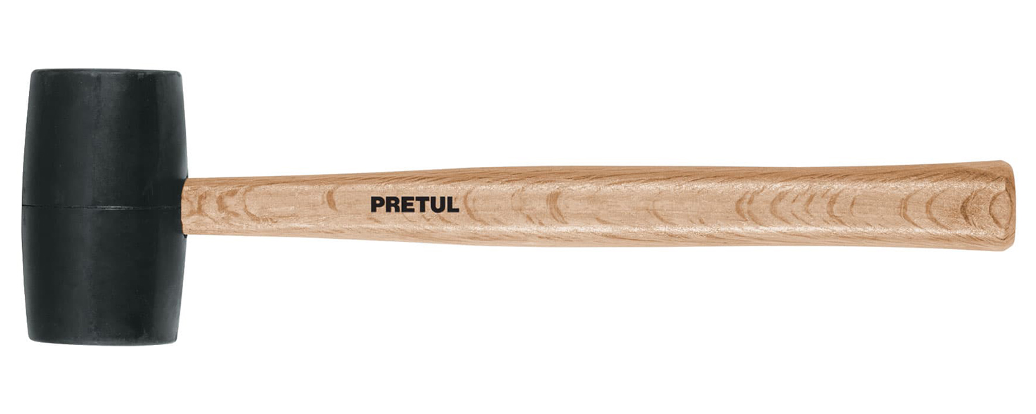 Изображение товара Киянка Pretul MH-24P из дерева и резины круглая для строительных работ