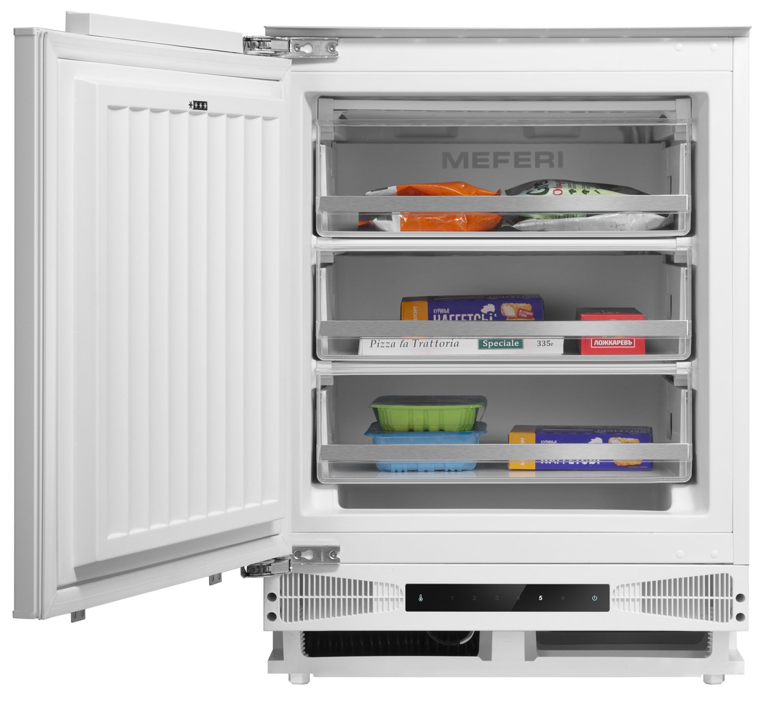 Изображение товара Встраиваемый морозильник Meferi MBF82 LOW FROST LIGHT 95 л белый