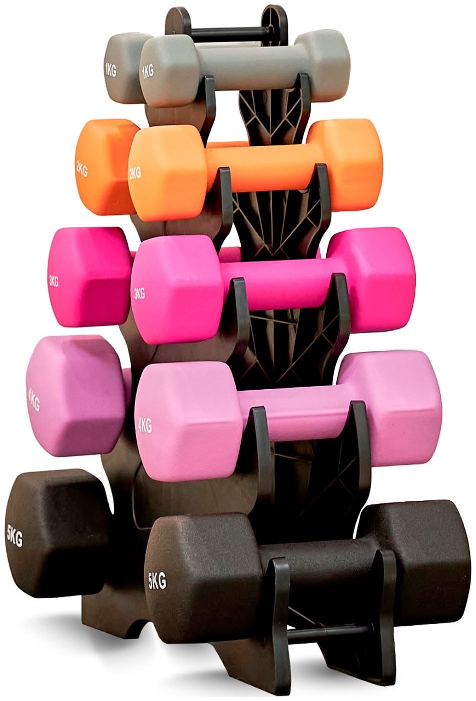 Изображение товара Стойка для малых гантелей UNIX Fit DumRack Small 5 - компактное хранение гантелей до 30 кг