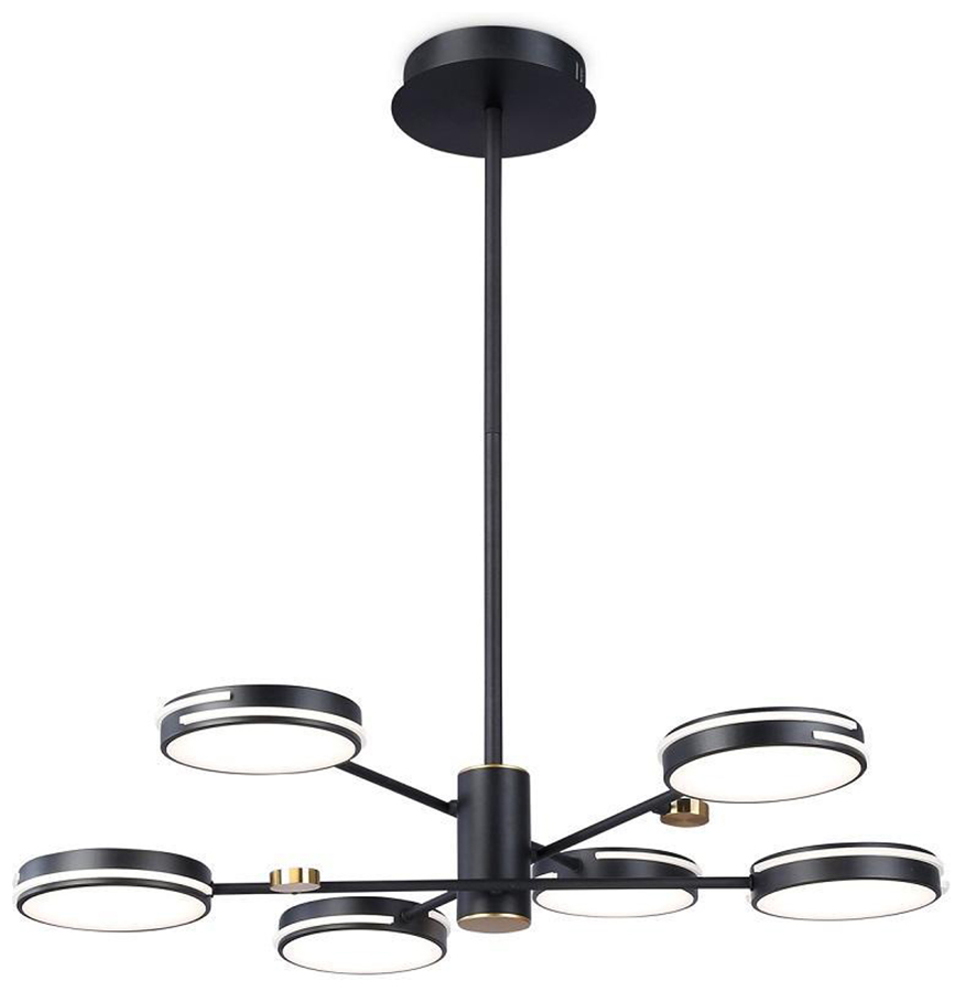 Изображение товара Подвесная люстра Ambrella Light Comfort Line FL51639 с LED освещением, черная