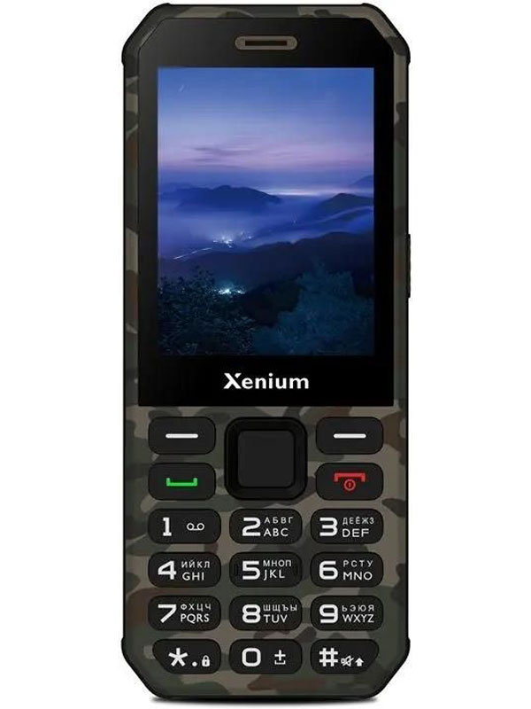 Изображение товара Мобильный телефон Philips XENIUM X300 зеленый 2G 2.8 дюйма 3000 мАч