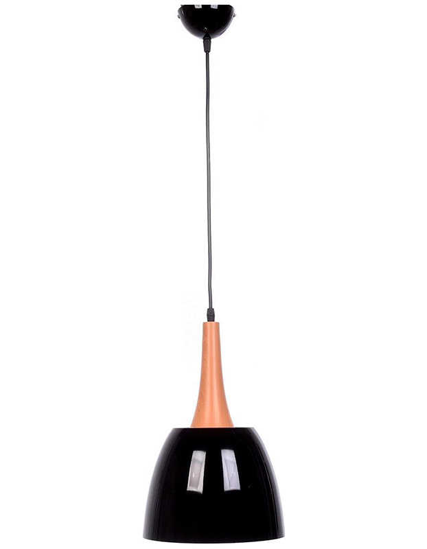 Изображение товара Люстра подвесная Lumina Deco Derby LDP 7901 BK черная с овальным рассеивателем