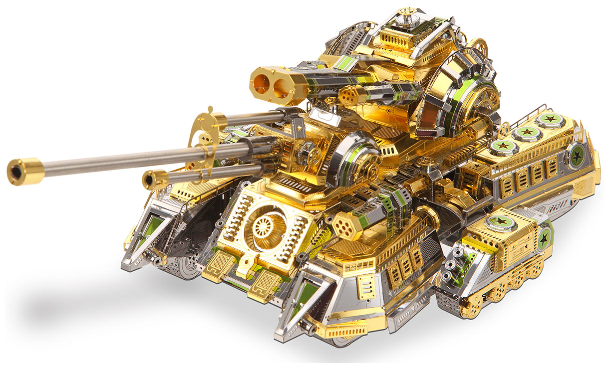 Изображение товара Металлический конструктор Piececool из металла SKYNET SPIDER SUPERHEAVY TANK (HP086-SGN)