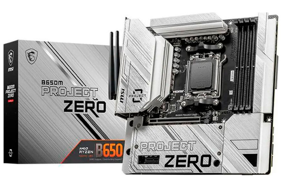 Изображение товара Материнская плата MSI B650M PROJECT ZERO (AM5, mATX)