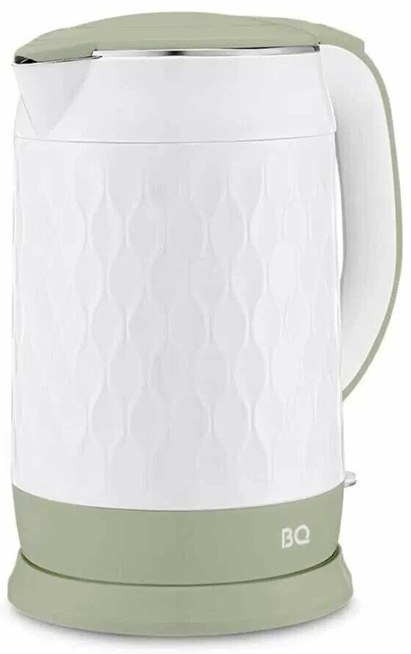 Изображение товара Электрический чайник BQ KT1715P бело-оливковый 1.7 л мощность 2200 Вт