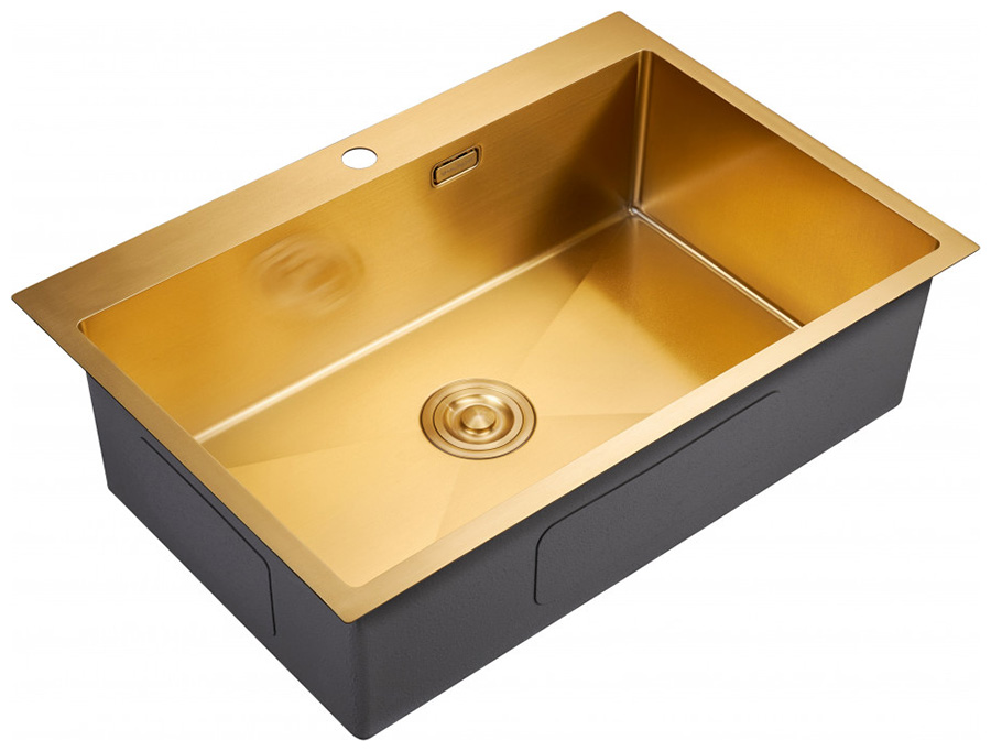 Изображение товара Мойка для кухни Milacio Denia 750 Steel (MC.77508) золото