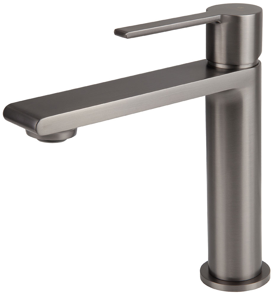 Изображение товара Смеситель для раковины Kaiser Serio вороненая сталь 05311-15 современный дизайн