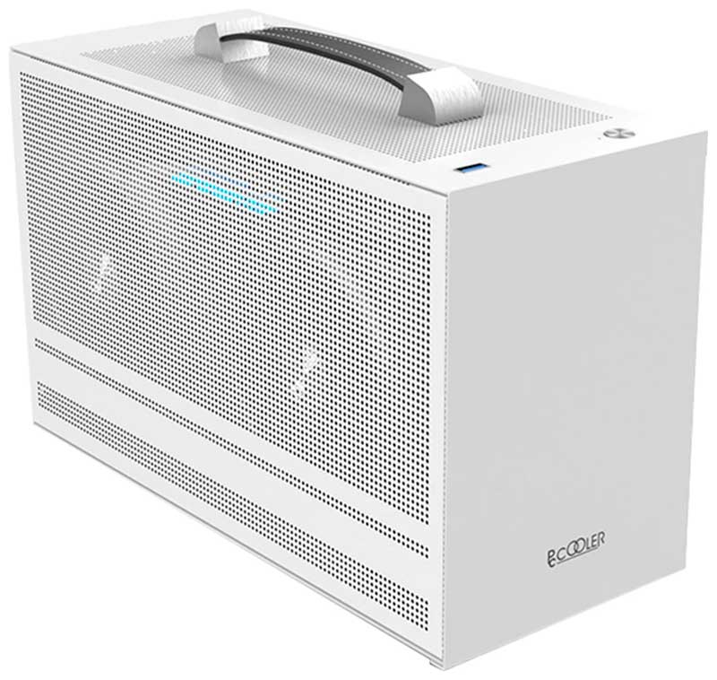 Изображение товара Компьютерный корпус PCCooler I100 PRO MESH SFF Mini-ITX белый поддержки SFX