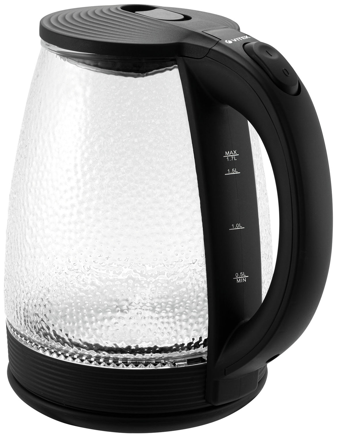 Изображение товара Чайник электрический Vitek VT-7003, черный, стекло