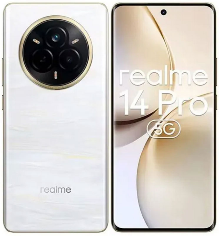 Смартфон Realme 14 Pro 5G RMX5056 12+512 Гб белый жемчуг