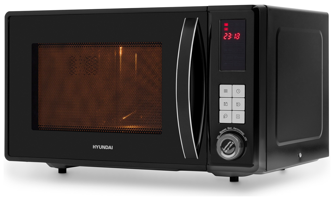Изображение товара Микроволновая печь Hyundai HYM-D3009 23 л 800 Вт черная с электронным управлением