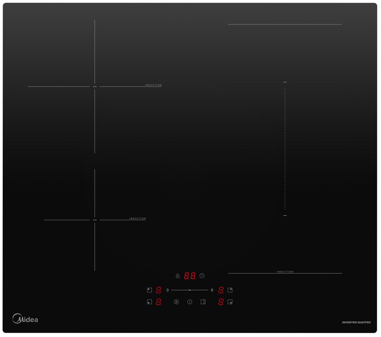 

Электрическая варочная панель Midea MIH65782, Черный